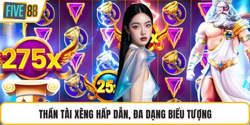 Thần Tài Xèng hấp dẫn, đa dạng biểu tượng